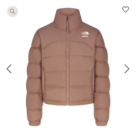 THE NORTH FACE X SKIMS 2000 RETRO NUPTSE JACKET | SIENNA - SIENNA / L x 1 - Picture 1 of 1